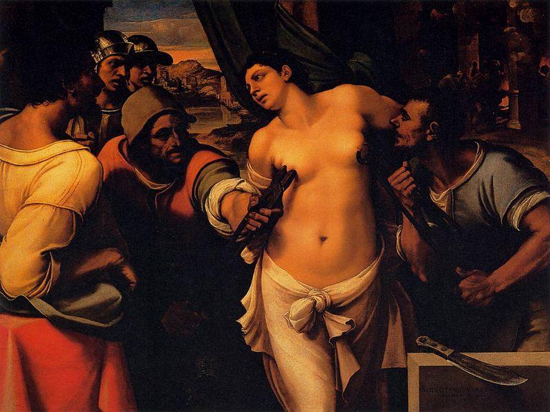 Sebastiano del Piombo Martyrdom of St Agatha oil painting image